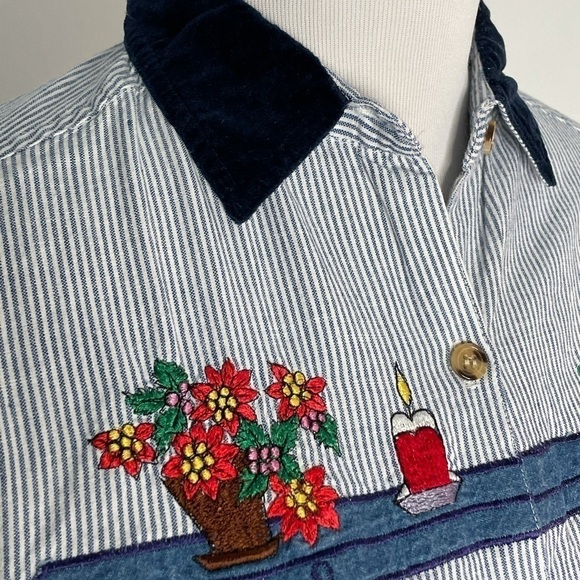 𝅺VINTAGE Real Ugly Christmas! Casey & Max Christmas Cat Shirt - Picture 4 of 7